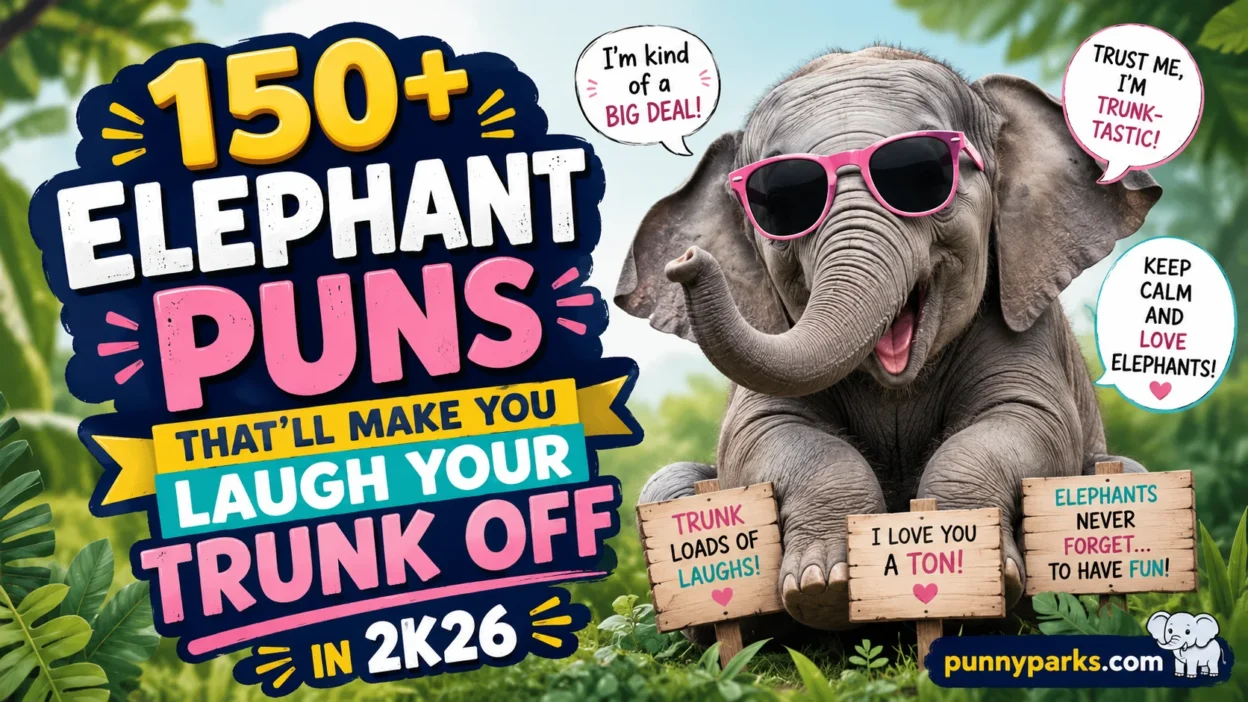 150+ Elephant Puns That’ll Make You Laugh Your Trunk Off In 2k26