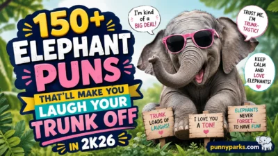 150+ Elephant Puns That’ll Make You Laugh Your Trunk Off In 2k26