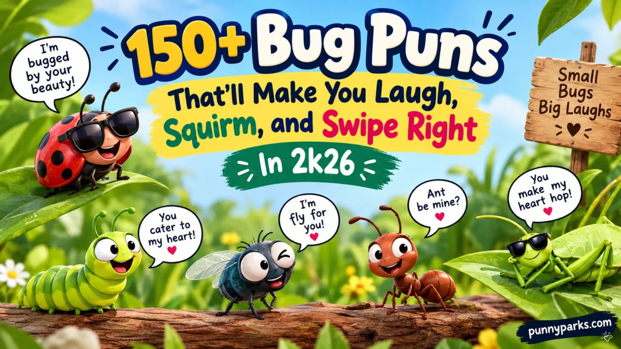 150+ Bug Puns That’ll Make You Laugh, Squirm, and Swipe Right In 2k26