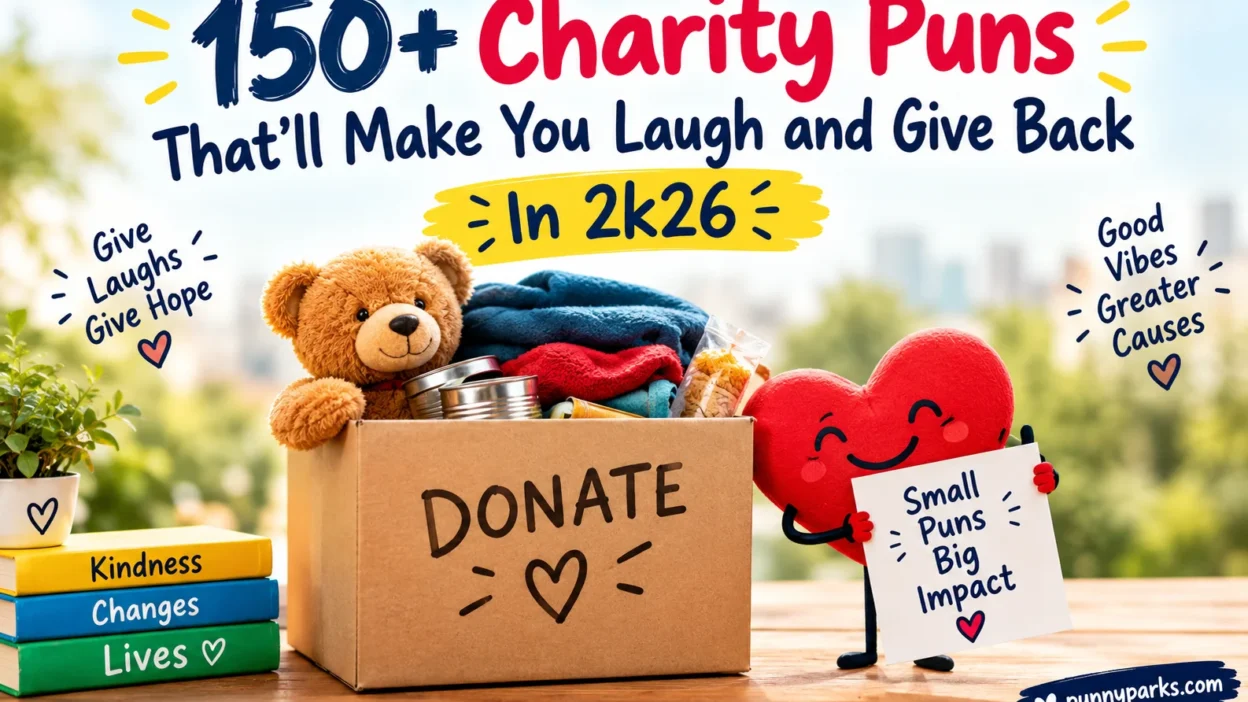 150+ Charity Puns That’ll Make You Laugh and Give Back In 2k26