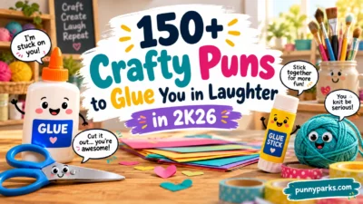 Crafty Puns to Glue You in Laughter in 2K26