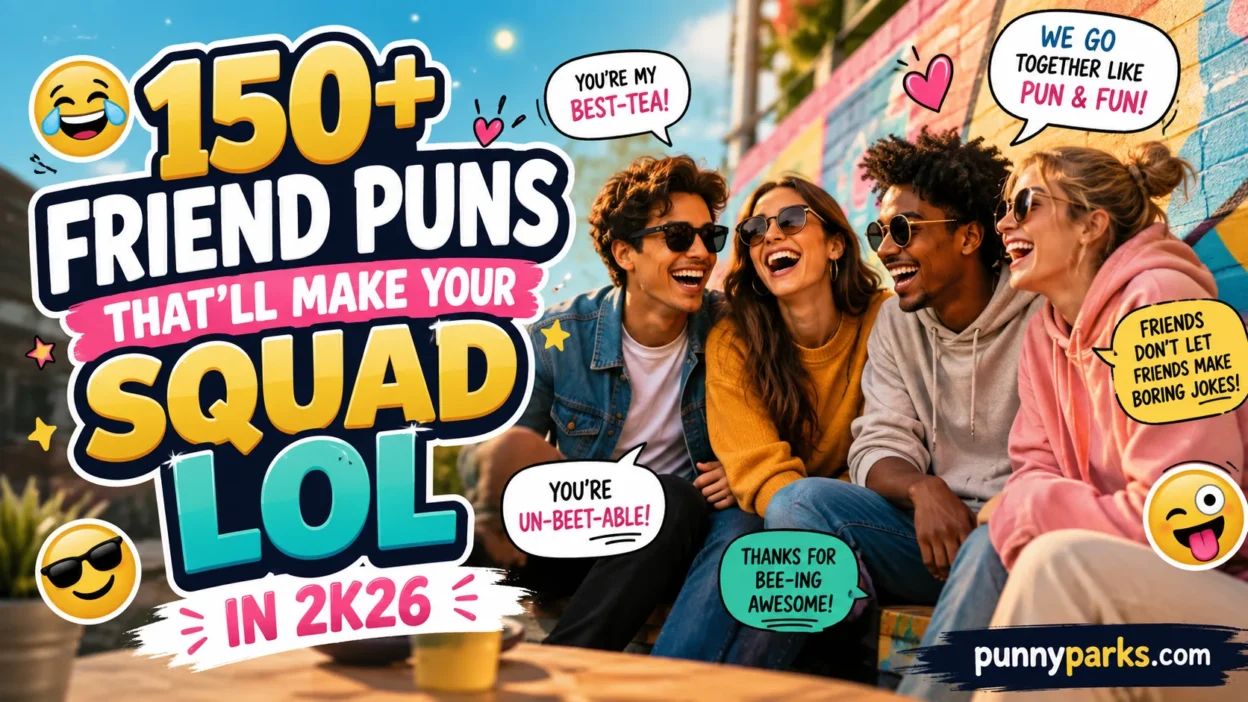 150+ Friend Puns That’ll Make Your Squad LOL In 2k26