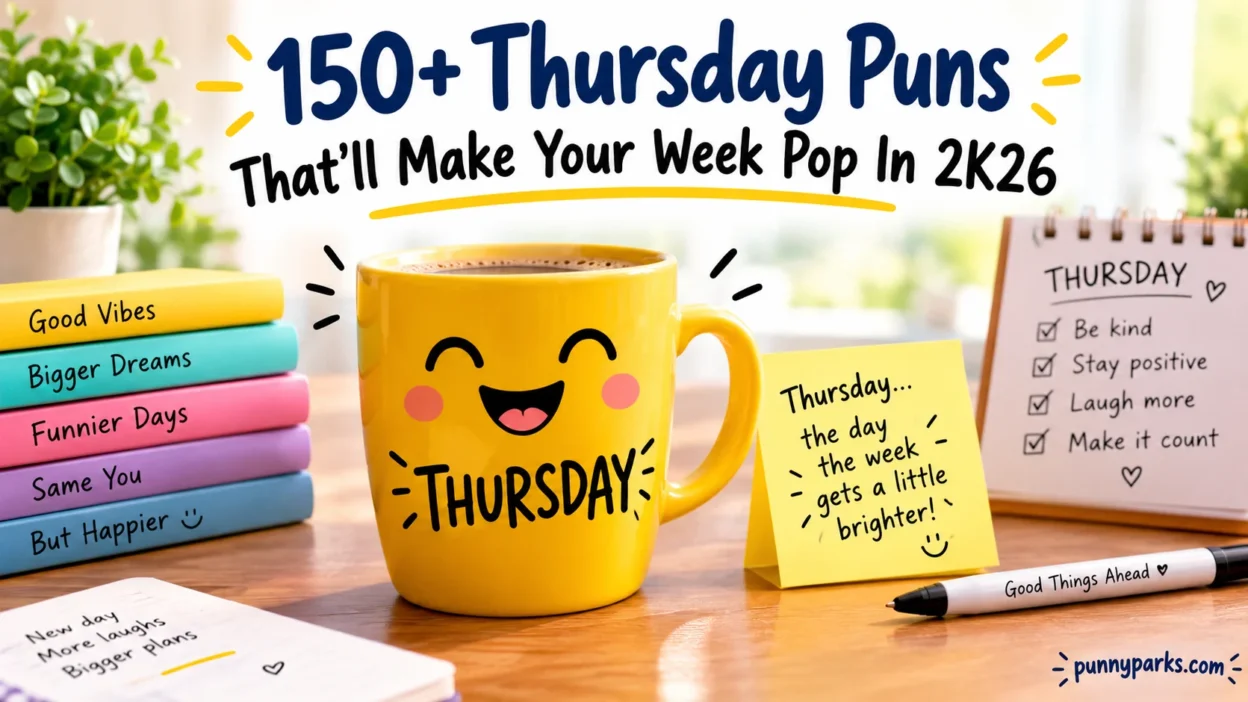 Thursday Puns That’ll Make Your Week Pop In 2K26