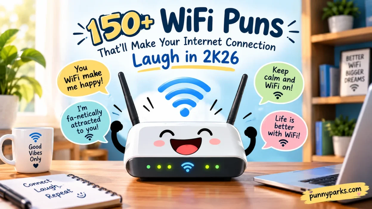 150+ WiFi Puns That’ll Make Your Internet Connection Laugh in 2K26